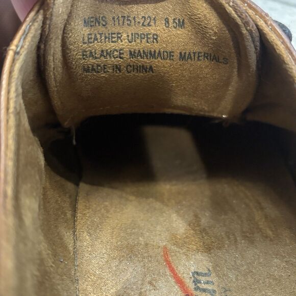 Florsheim Kierland‎ Men\'s 8.5 Oxford CognacBrown Plain Toe Derby Shoes 11751 main image 6
